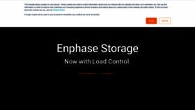 What Enphase.com website looked like in 2021 (2 years ago)