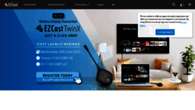What Ezcast.com website looked like in 2021 (2 years ago)