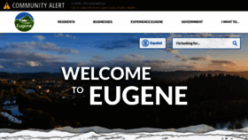 What Eugene-or.gov website looked like in 2021 (2 years ago)