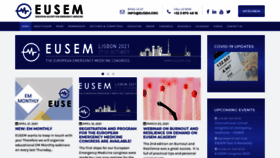What Eusem.org website looked like in 2021 (2 years ago)