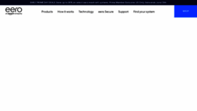 What Eero.com website looked like in 2021 (2 years ago)