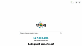 What Ecosia.org website looked like in 2021 (2 years ago)