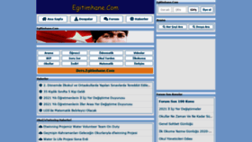 What Egitimhane.com website looked like in 2021 (2 years ago)
