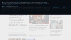 What Elmundo.es website looked like in 2021 (2 years ago)