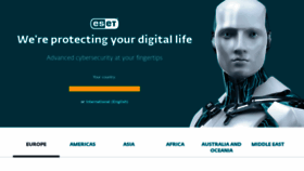 What Eset.com website looked like in 2021 (2 years ago)