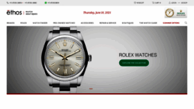 What Ethoswatches.com website looked like in 2021 (2 years ago)