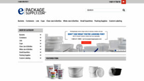 What Epackagesupply.com website looked like in 2021 (2 years ago)