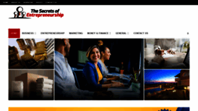 What Entrepreneurshipsecret.com website looked like in 2021 (2 years ago)