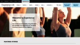 What Experiencelife.com website looked like in 2021 (2 years ago)