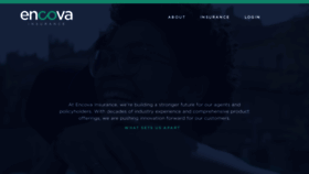 What Encova.com website looked like in 2021 (2 years ago)