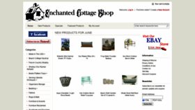 What Enchantedcottageshop.com website looked like in 2021 (2 years ago)