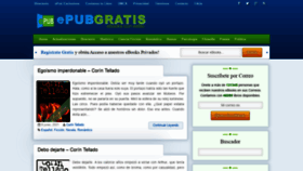 What Epubgratis.org website looked like in 2021 (2 years ago)
