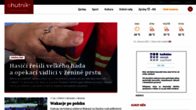 What Ehutnik.cz website looked like in 2021 (2 years ago)