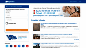 What Egesdoc.es website looked like in 2021 (2 years ago)