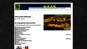 What Edekamarkt-haas.de website looked like in 2021 (2 years ago)