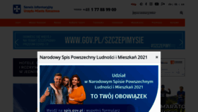 What Erzeszow.pl website looked like in 2021 (2 years ago)