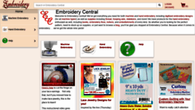 What Embroidery.com website looked like in 2021 (2 years ago)