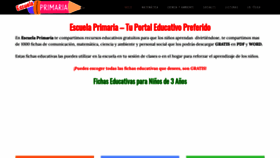 What Escuelaprimaria.net website looked like in 2021 (2 years ago)