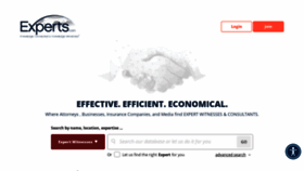 What Experts.com website looked like in 2021 (2 years ago)