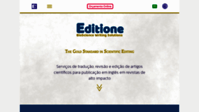 What Editione.com website looked like in 2021 (4 years ago)