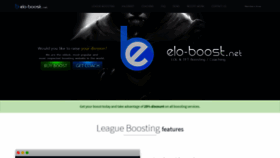 What Elo-boost.net website looked like in 2021 (2 years ago)