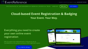 What Eventreference.com website looked like in 2021 (2 years ago)