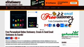 What Estationery.com website looked like in 2021 (2 years ago)
