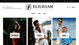 What Elilhaam.com website looked like in 2021 (2 years ago)