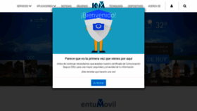 What Entumovil.cu website looked like in 2021 (2 years ago)