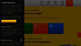 What Elephant.co.uk website looked like in 2021 (2 years ago)