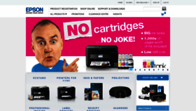 What Epson.co.nz website looked like in 2021 (2 years ago)