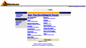 What Egyptsearch.com website looked like in 2021 (2 years ago)