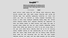 What Emojidb.org website looked like in 2021 (3 years ago)