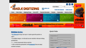 What Eagledigitizing.com website looked like in 2021 (2 years ago)