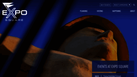What Exposquare.com website looked like in 2021 (3 years ago)