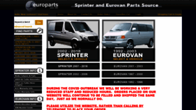 What Europarts-sd.com website looked like in 2021 (2 years ago)
