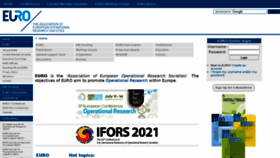 What Euro-online.org website looked like in 2021 (2 years ago)