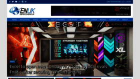 What Esports-news.co.uk website looked like in 2021 (4 years ago)