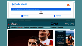 What Efotbal.cz website looked like in 2021 (2 years ago)