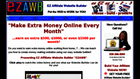 What Ezaffiliatewebsitebuilder.com website looked like in 2011 (13 years ago)