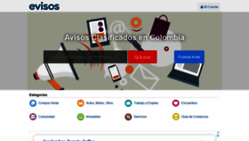 What Evisos.com.co website looked like in 2021 (3 years ago)