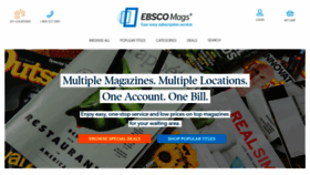 What Ebscomags.com website looked like in 2021 (2 years ago)