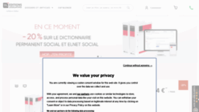 What Editions-legislatives.fr website looked like in 2021 (2 years ago)