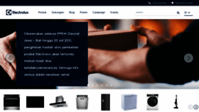 What Electrolux.co.id website looked like in 2021 (2 years ago)