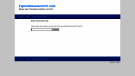 What Expressinsuranceinfo.com website looked like in 2021 (2 years ago)