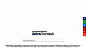 What Extratorrent.cyou website looked like in 2021 (2 years ago)