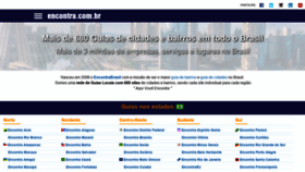 What Encontra.com.br website looked like in 2021 (2 years ago)