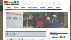 What Educavox.fr website looked like in 2021 (2 years ago)