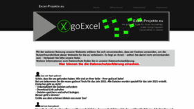 What Excel-projekte.eu website looked like in 2021 (2 years ago)