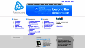 What Eyetracking.pl website looked like in 2021 (3 years ago)